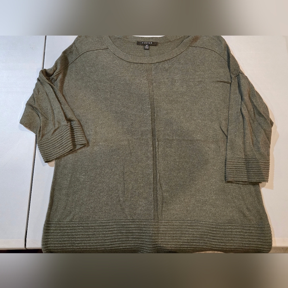 Cyrus Sage Green Crewneck Shirt (4c7)